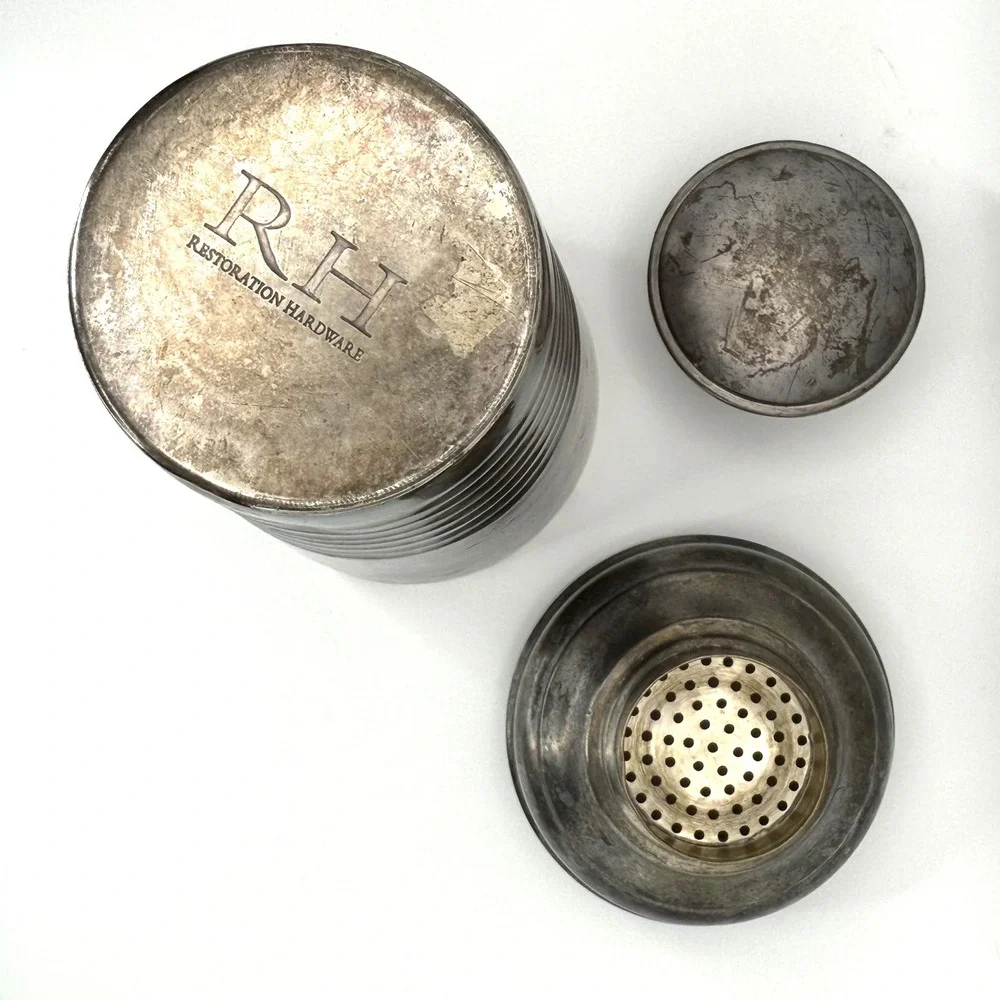 Restoration Hardware RH‎ Cocktail Shaker Barware Drink Mixer Hotel Collection